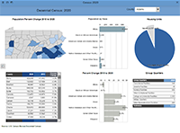 Image of the 2020 Census Dashboard